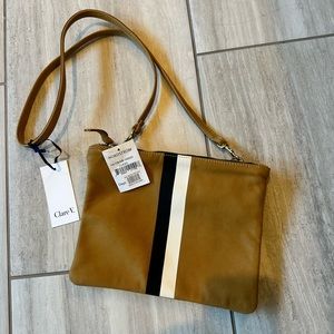 Clare V. Bretelle Double Sac crossbody NWT